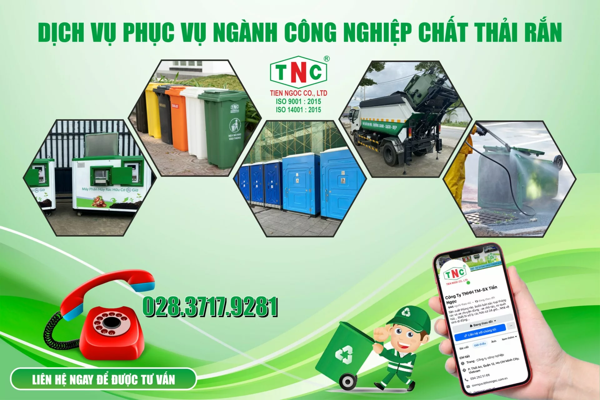 Dịch vụ phục vụ ngành công nghiệp chất thải rắn