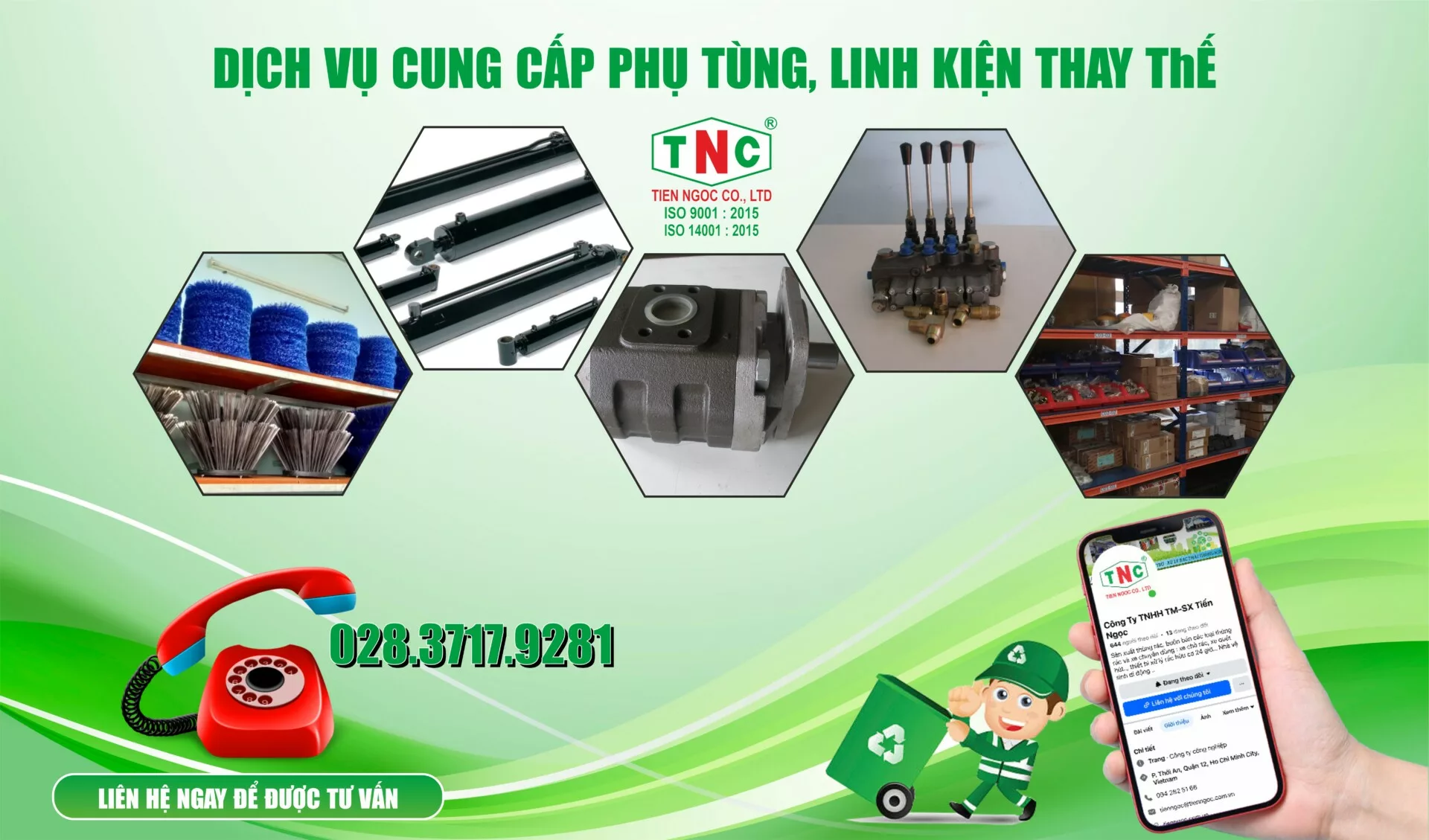 Dịch vụ cung cấp phụ tùng, linh kiện thay thế
