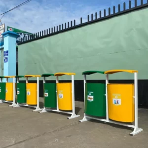 Thùng rác CQĐT treo đôi 2 ngăn